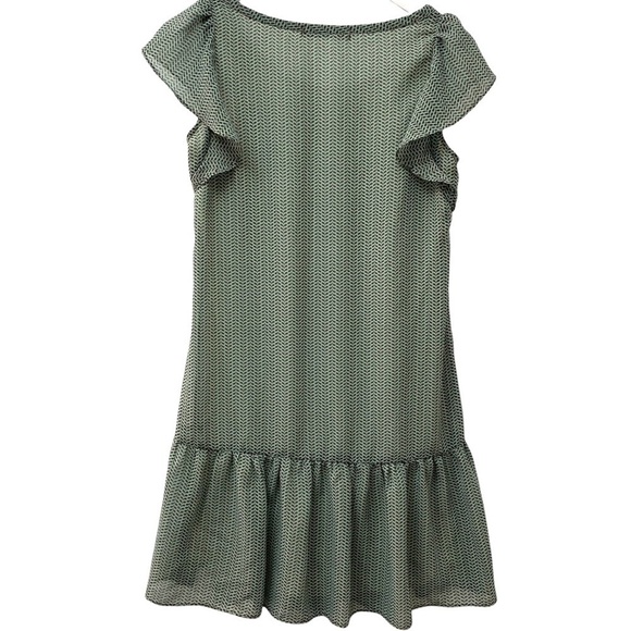 Green Print Dress by Soup S/M - Picture 3 of 6